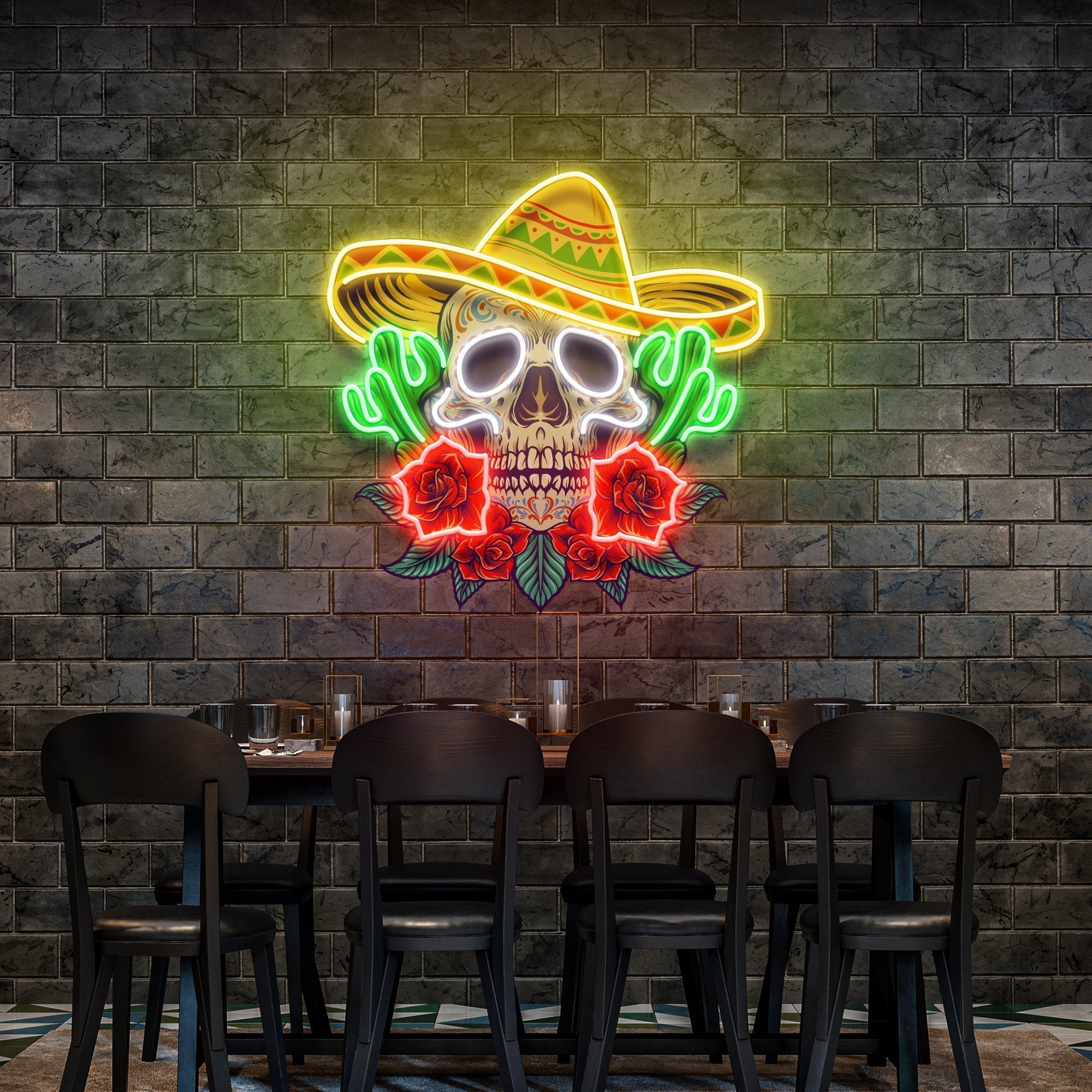 Mexican Food Restaurants Decor Artwork Led Neon Sign Light