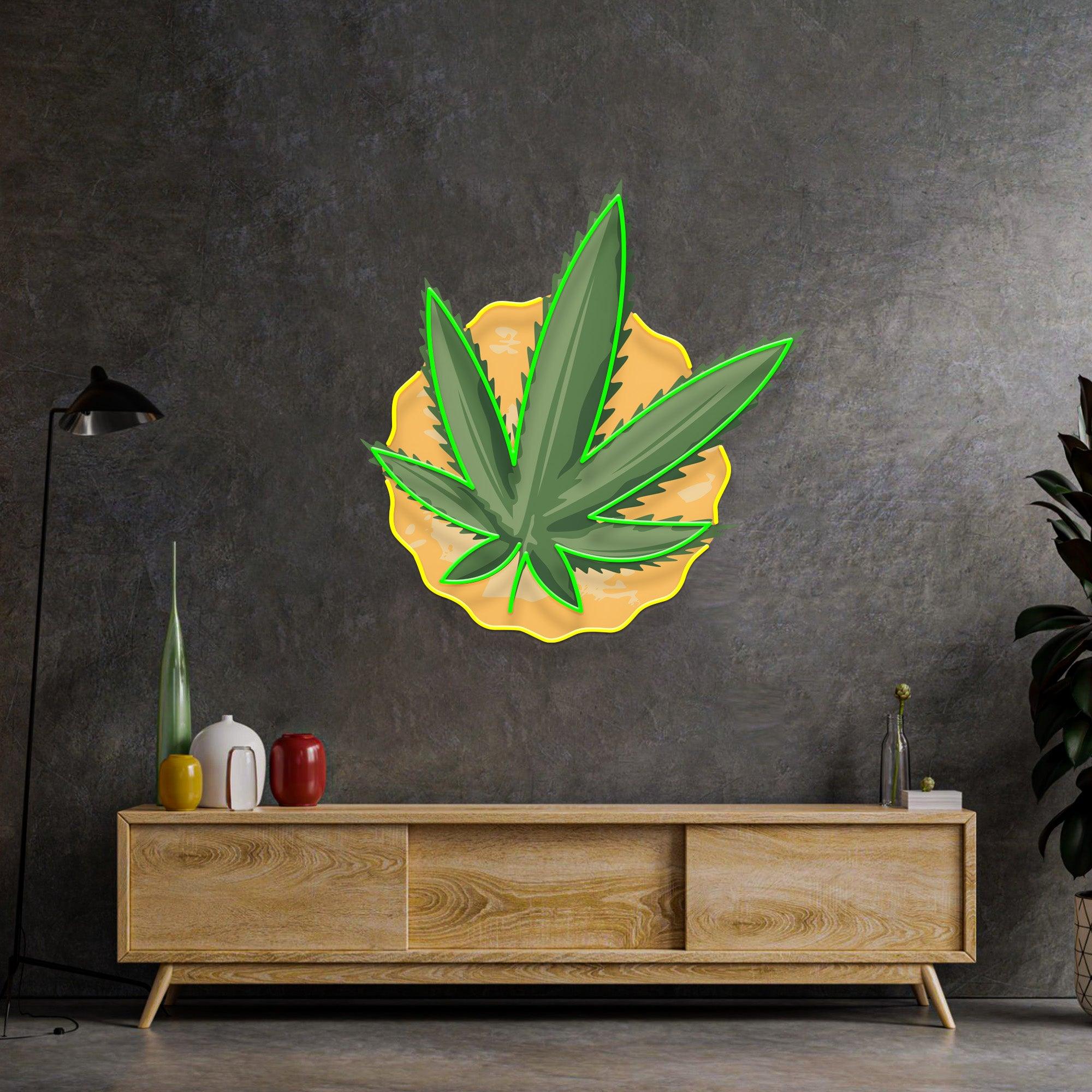 Cool Pothead Led Neon Acrylic Artwork